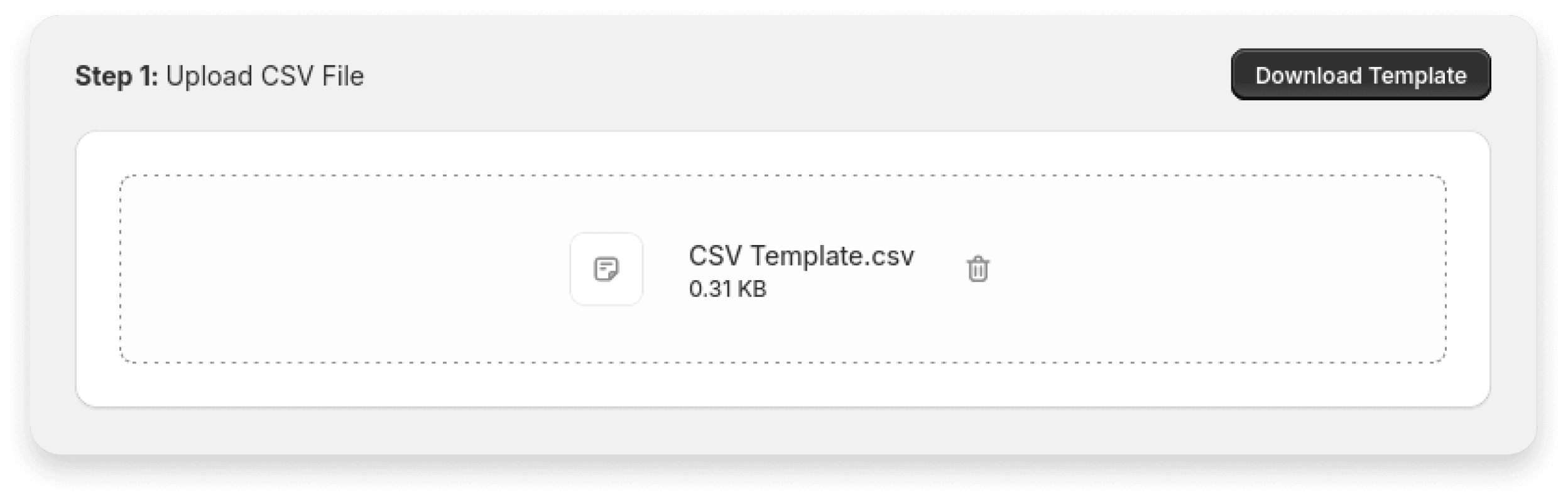 Quickly Upload CSV Files